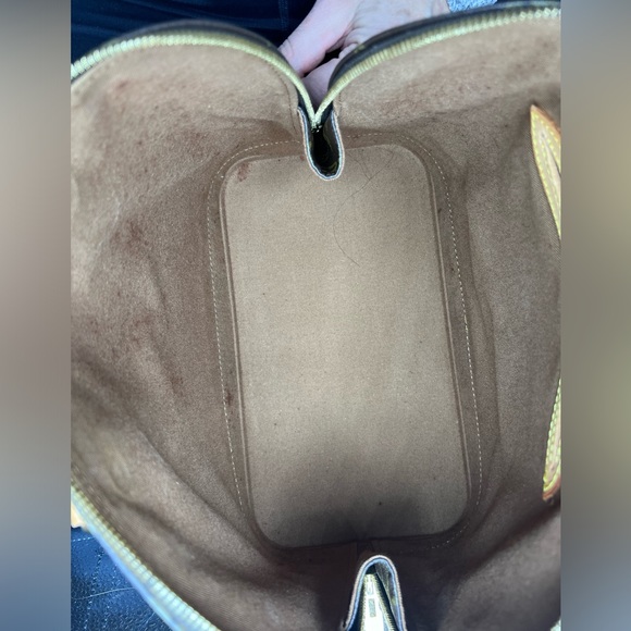 LOUIS VUITTON Authentic Monogram Vintage Brown Alma PM Designer Dome Bag Purse - Picture 10 of 15